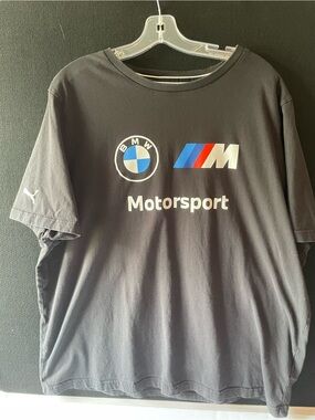 3/$18 BMW Motorsport Men's Black Graphic Tee